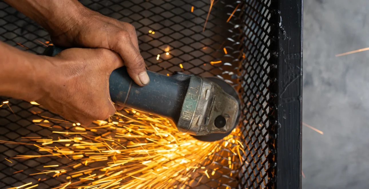 male-workers-cut-weld-metal-with-spark